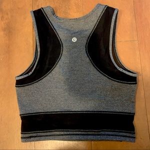 Lululemon workout crop tank